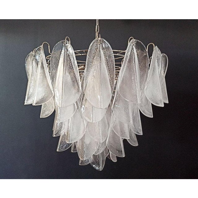 Vintage Italian Murano Chandelier with 57 Glass Rondini, 1990s For Sale - Image 17 of 17