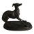 Antique French Bronze Depicting a Standing Whippet For Sale