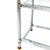 1970s Neoclassical Chrome and Brass Étagère With Glass Shelves, Maison Jansen Style For Sale In Miami - Image 6 of 8