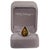 Modern 7.5Ct Black Opal Ring With Natural Diamond Accents: Solid 14k Gold, Size 6.75 For Sale - Image 3 of 8
