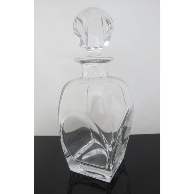 Mid-Century Modern Shannon Designs of Ireland Irish Crystal Spirits Liquor 10" Decanter For Sale - Image 3 of 9