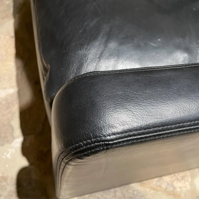 Textile 1976 Style Mario Marenco Italian Leather Lounge Chairs by Arflex Italy For Sale - Image 7 of 13