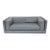 Cb2 Bolla Modern Grey 3-Seat Sofa For Sale