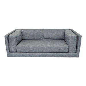 Cb2 Bolla Modern Grey 3-Seat Sofa
