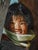 Contemporary Portrait of a Girl, Oil on Canvas Board, 1993 For Sale - Image 3 of 8