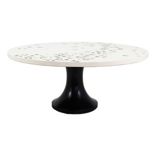 Large Round Butterfly Dining Table by Piero Fornasetti, Italy, 1960s For Sale