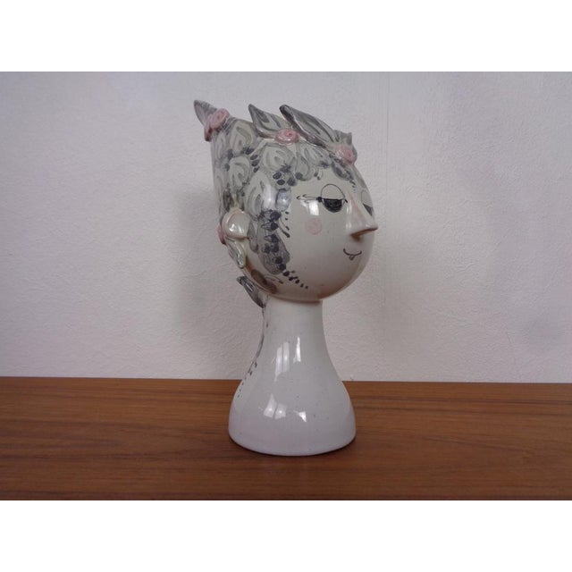 1960s Ceramic Titania Vase by Bjørn Wiinblad for Illums Bolighus, 1960s For Sale - Image 5 of 16