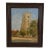 English Village Church Oil Painting by John J. Fyson, 1946 For Sale