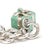 Early 21st Century Tiffany & Co Turquoise Present Charm Bracelet, Sterling Silver, Length 7.25 In For Sale - Image 5 of 9