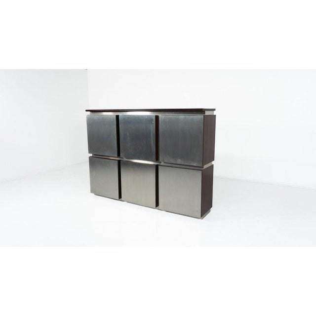Mid-Century Modern Shelve in Wood and Metal from Acerbis, Italy, 1970s For Sale - Image 10 of 14