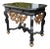 18th C Style Flemish Giltwood & Ebony Console Table For Sale