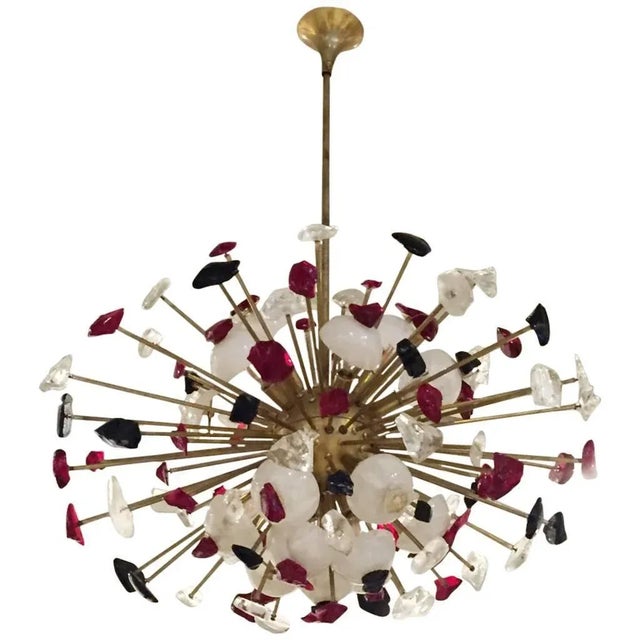 Incredible Mid-Century Modern Italian Sputnik Chandelier For Sale - Image 9 of 9