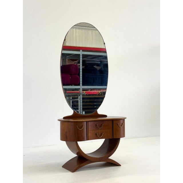 Art Deco Dressing Table by AA Patijn for Zijlstra Joure, 1930s For Sale - Image 4 of 14