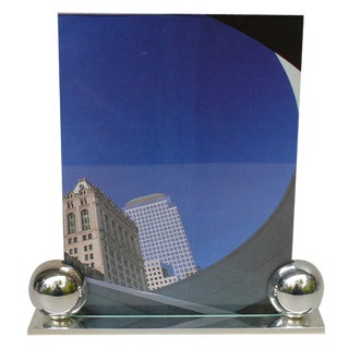 Art Deco Minimalist Picture Frame in Silver Plate, Germany, 1920s For Sale