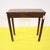 Wood Walnut-Stained Pine Console Table with Straight Legs For Sale - Image 7 of 8
