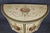 English Antique English Adams Style White Painted Demilune Commode For Sale - Image 3 of 18