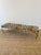 Mid-Century Modern Vintage 1970s Hollywood Regency Leopard Print Button Tufted Bench For Sale - Image 3 of 11
