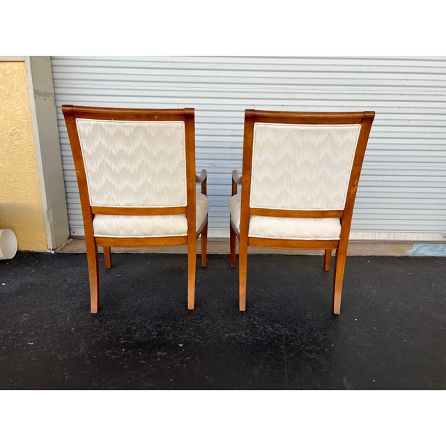Sam Moore Contemporary Arm Chairs by Sam Moore -Pair of 2 For Sale - Image 4 of 8