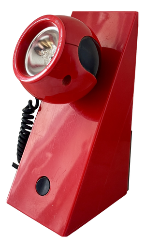 Vintage Space Age Red Magnetic Table Lamp from Brilliant Leuchten AG, Germany, 1980s