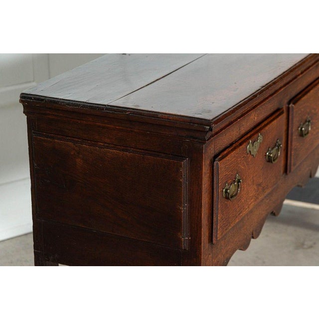19th Century English Oak Dresser Base, 1840s For Sale - Image 14 of 16