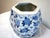 Mid 20th Century Chinese Blue and White Ceramic Hexagonal Gourd-Shaped Jar With Lid For Sale - Image 4 of 9