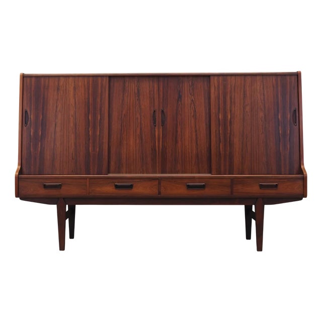 Vintage Danish Rosewood Highboard, 1960s For Sale