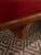 Red Mid-Century Modern Walnut Gondola Sofa For Sale - Image 8 of 10