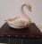 Mid-Century Modern White Ceramic Pottery Hull Swan For Sale - Image 3 of 7
