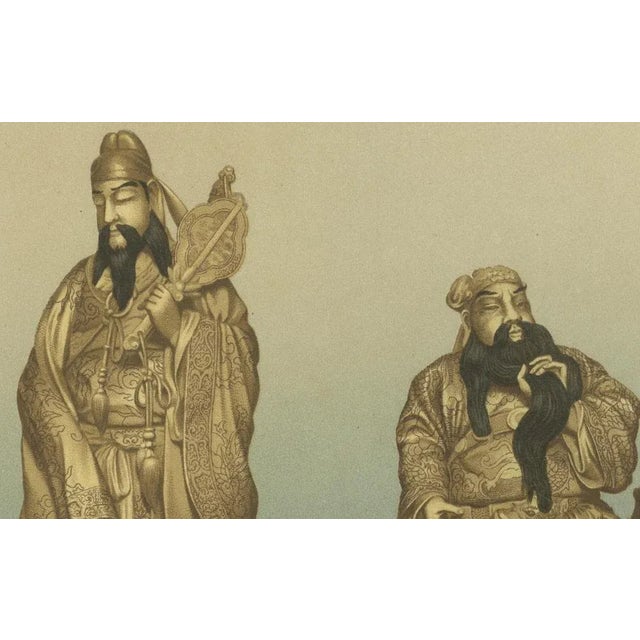 Depicting Warriors and Deities and Everyday Scenes in Art, 1884, Paper For Sale - Image 3 of 7