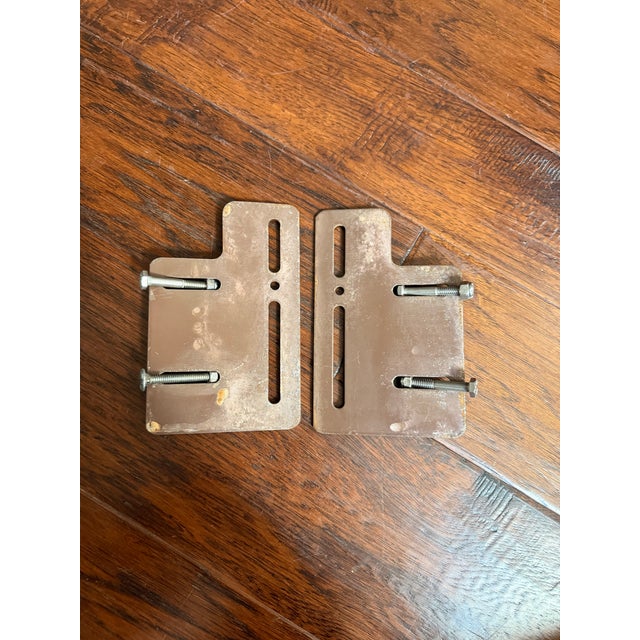 Lane Attributed Staccato Brutalist Mid Century Walnut Queen Headboard For Sale - Image 10 of 10