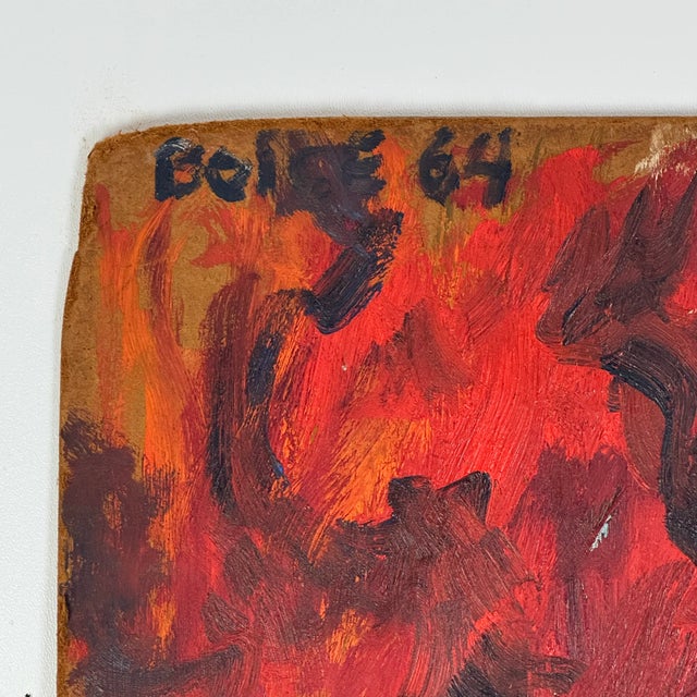 1964 Original Double Sided Oil Paintings on Board, Signed in Manner of Van Gogh & Paul Cézanne For Sale In New York - Image 6 of 17