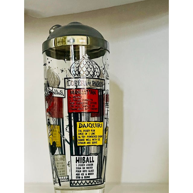 Mid 20th Century Vintage Parisienne Cocktail Shaker For Sale - Image 5 of 12