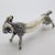 Metal Vintage Italian Handmade Genuine Sterling Silver 925 Ram / Aries Shaped Spoon Rest For Sale - Image 7 of 11