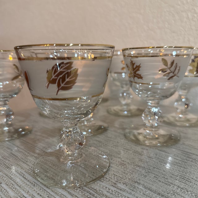 Mid-Century Modern Vintage Mid-Century Modern Libby Glasses - Set of 8 For Sale - Image 3 of 8