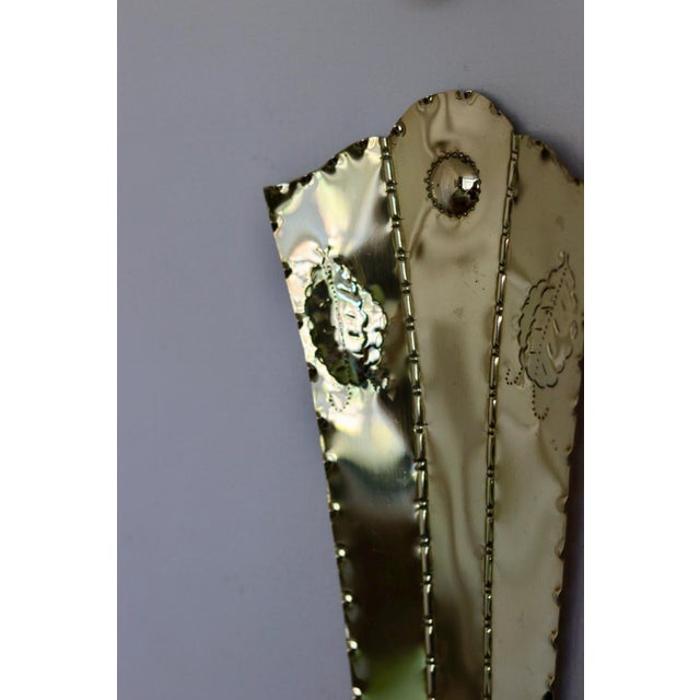 Mid-Century Modern Swedish Brass Sconces, Set of 2 For Sale - Image 10 of 11