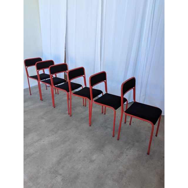 Space Age Stackable Dining Chairs, 1970s, Set of 6 For Sale - Image 14 of 18