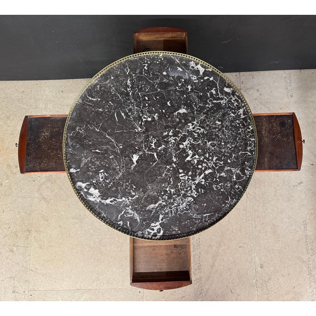 French Louis XVI Side Table, 1920 For Sale - Image 10 of 11