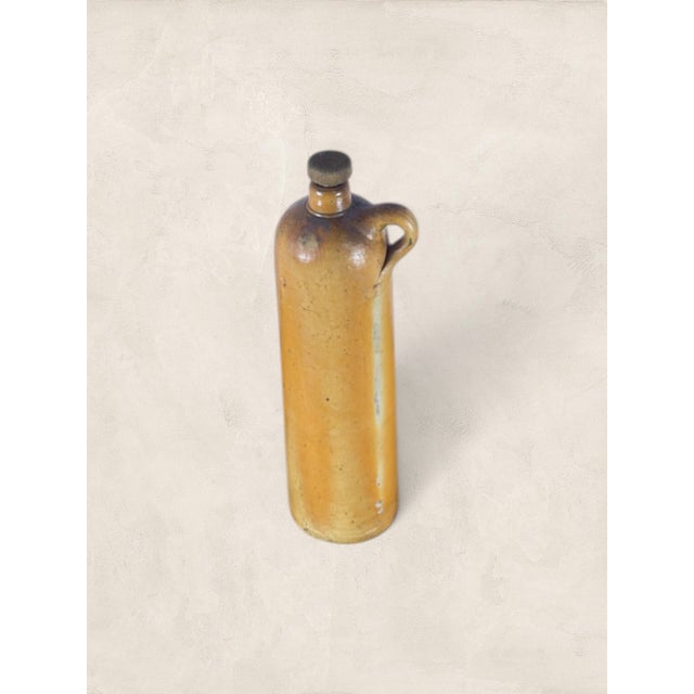 Late 19th Century Antique Dutch Stoneware Gin Bottle For Sale - Image 5 of 6