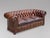 Brown Victorian Brown Leather Chesterfield 3-Seater Sofa, 1880s For Sale - Image 8 of 12