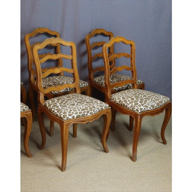 Louis XV Style Chairs, 1950s, Set of 8 For Sale - Image 3 of 13