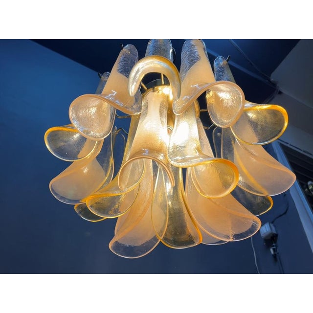 Murano Glass Petals Chandelier from La Murrina, Italy, 1980s For Sale - Image 3 of 10