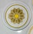 Mid 20th Century Mid-Century Pop Art Yellow Flower Wall Plate Curation-Set of 7 For Sale - Image 5 of 9