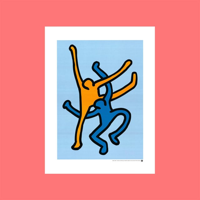 Fine art offset lithography /screen print / poster with bright colors on thick, high-quality museum paper Artist: KEITH...