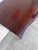 Wood Vintage Federal Hepplewhite Style Mahogany Console Table Flip Top Game Table For Sale - Image 7 of 12