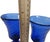 Blue Vintage Blown Glass Cordials Cobalt Blue - a Pair For Sale - Image 8 of 8