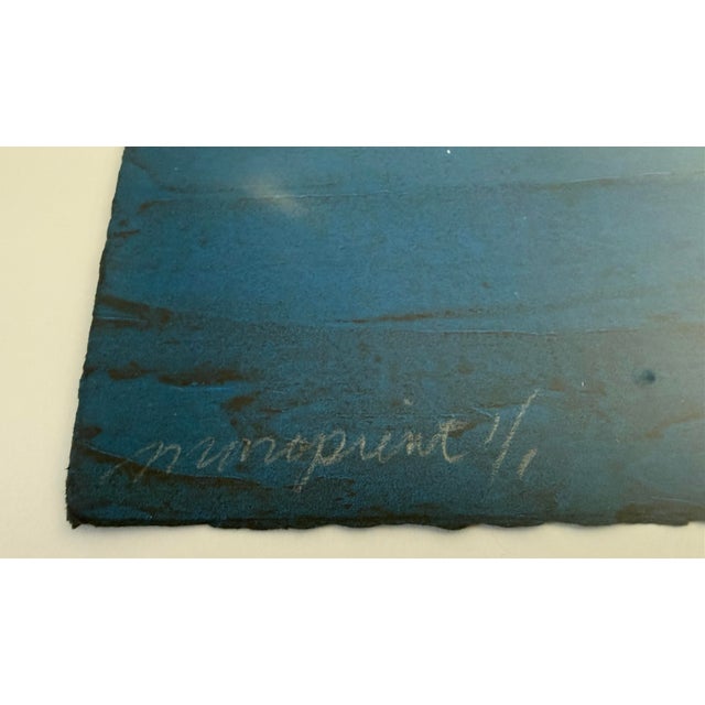 Framed Signed "Peace Shield" Monoprint by Enrico Embroli For Sale In Austin - Image 6 of 12
