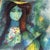 Expressionism 1960’s Original Yehuda Vardi Girl Playing a Guitar Lithograph For Sale - Image 3 of 5