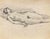Mino Maccari, Reclined Nude, Drawing on Paper, 1930s For Sale