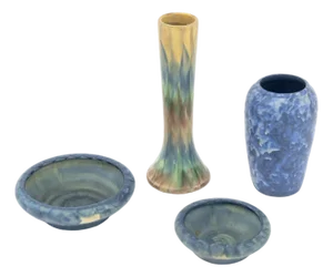 American Arts and Crafts Pottery Vessels, 4