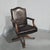 Hollywood Regency Mahogany Swivel Office Desk Chair, 1920 For Sale - Image 3 of 15